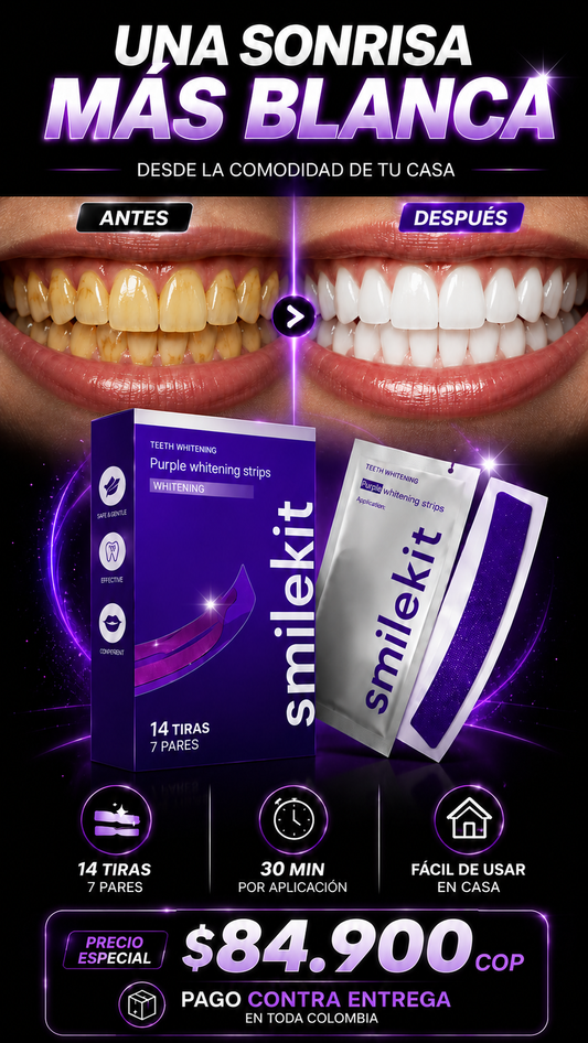 PARCHE BLANQUEADOR DENTAL CAJA X14 TIRAS